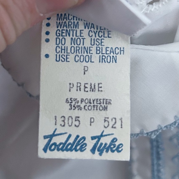 Vintage 1980s Toddle Tyke Onesie Size Preemie - Picture 3 of 3